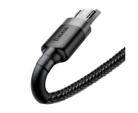 BASEUS USB-microUSB Cafule 1M czarno-szary - 691503 - zdjęcie 5